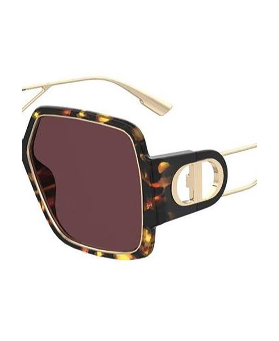 Dior Square-frame Oversized Sunglasses In Red