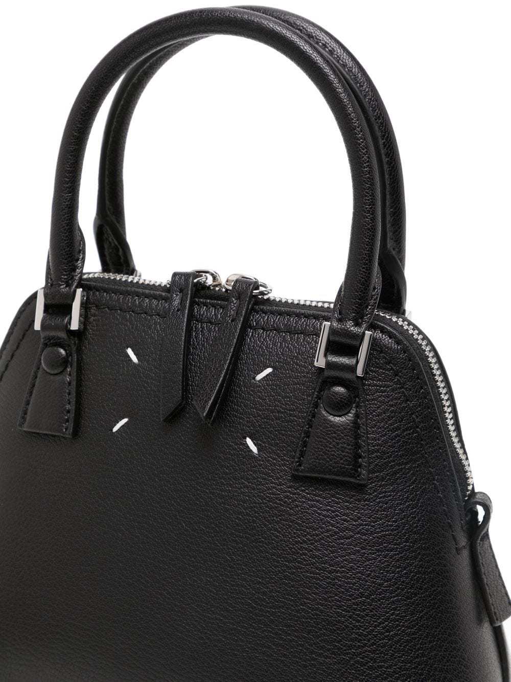 Maison Margiela Signature-numbers-motif Shoulder Bag In Black