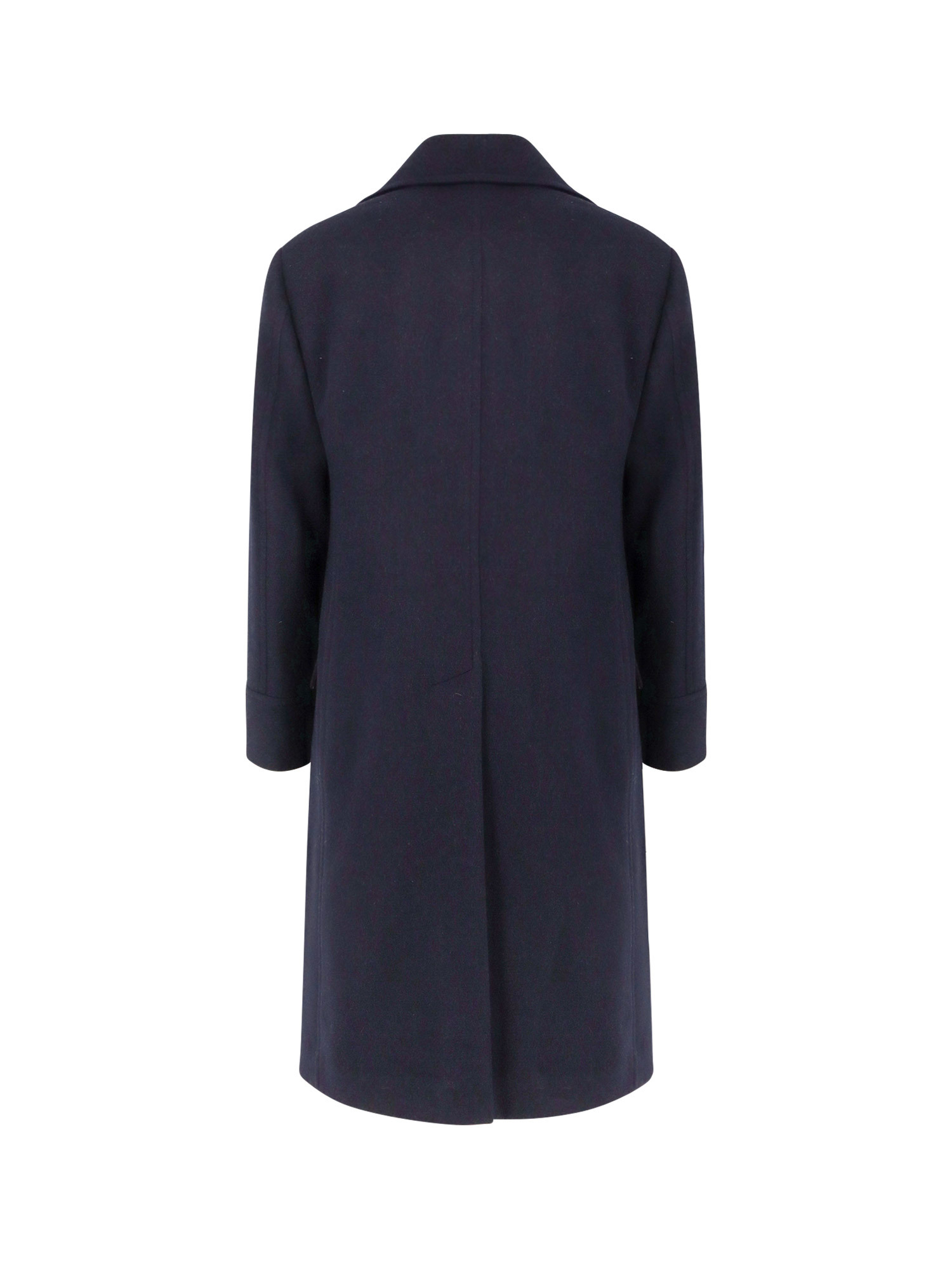 Brunello Cucinelli Martingale Double-breast Coat Men In Blue