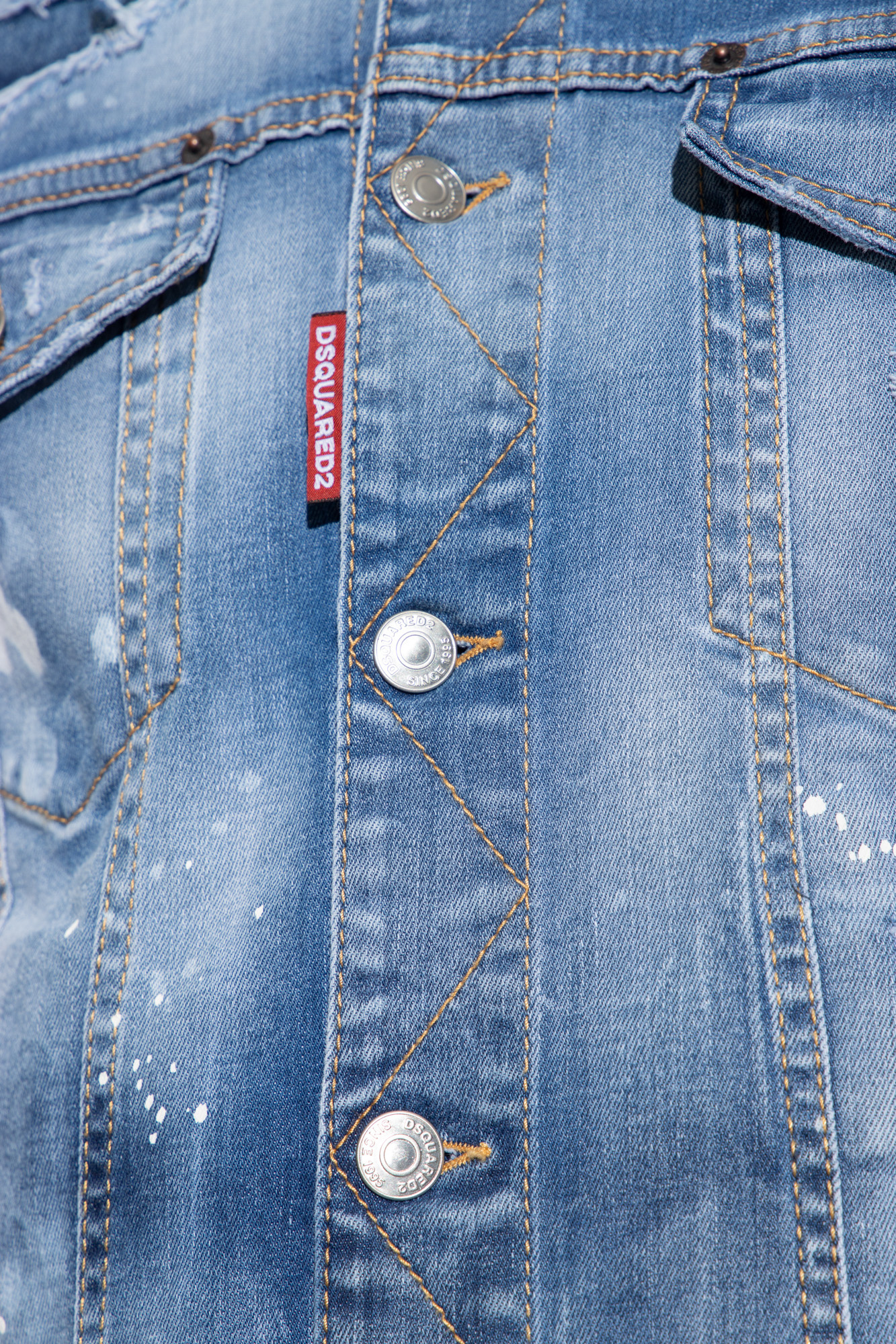 Dsquared2 Dan Jean Denim Jacket In Blue