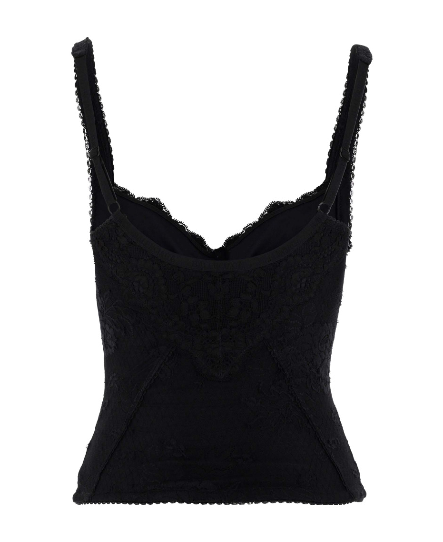 Balenciaga Sleeveless Scoop-back Top In Black