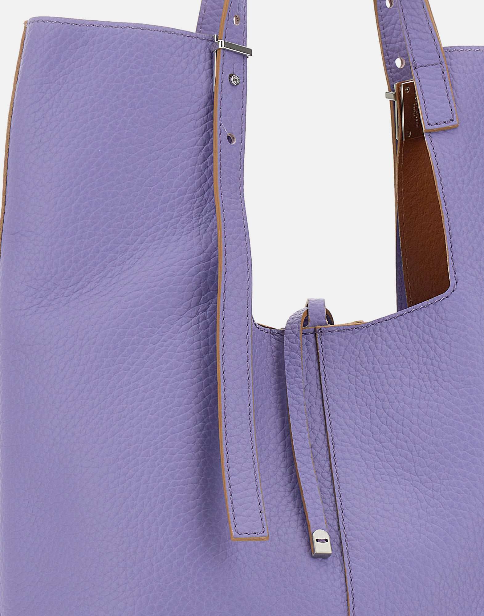 Gianni Chiarini Ava Top Handle Bag In Purple