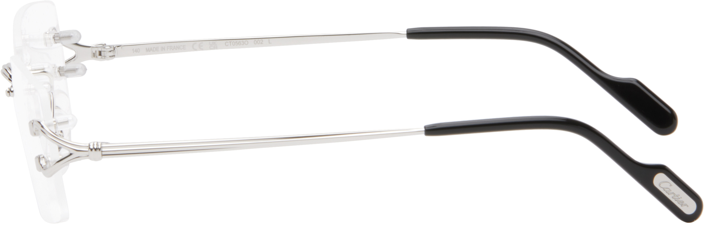 Cartier C De  Glasses In Metallic