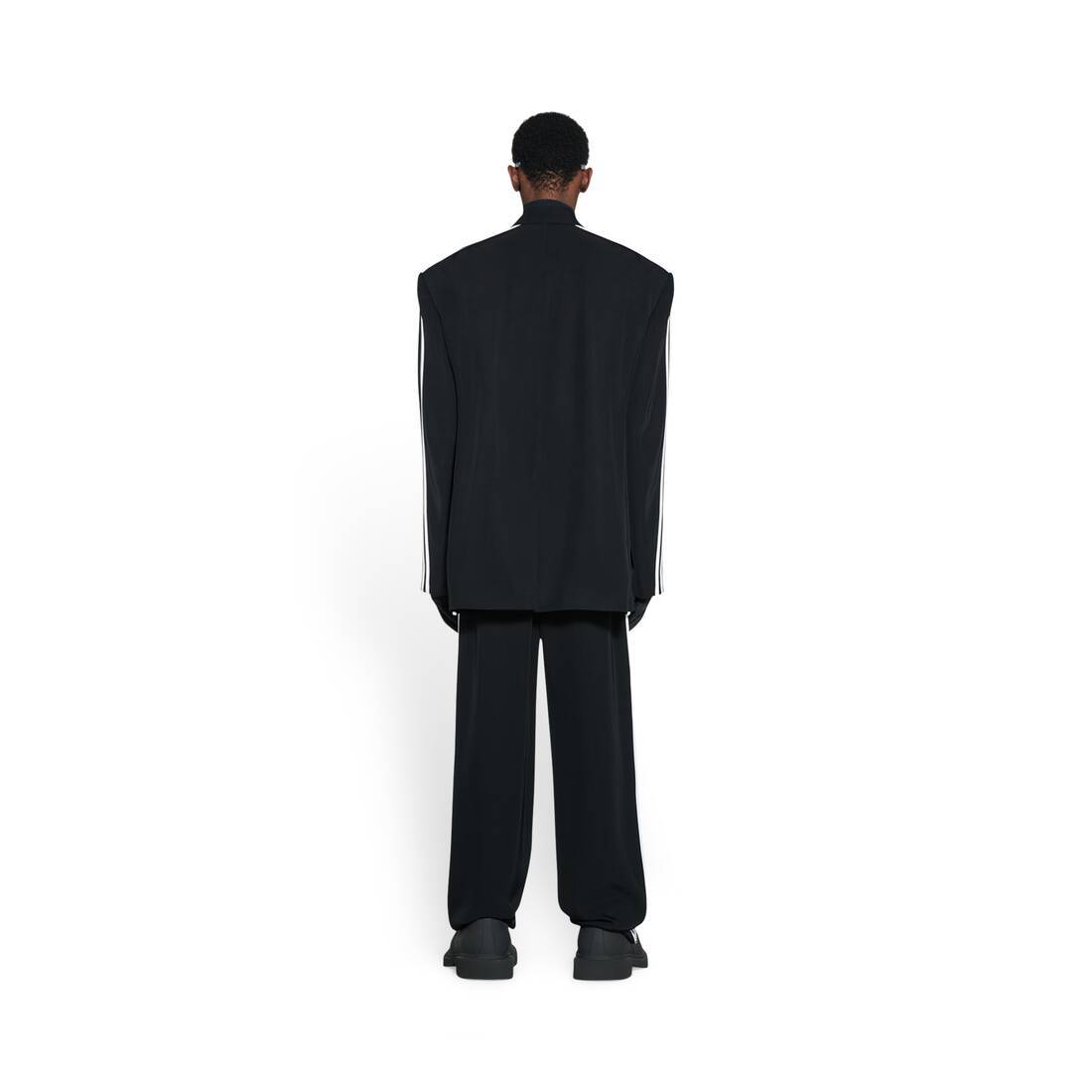 BALENCIAGA X ADIDAS STRIPED BLAZER