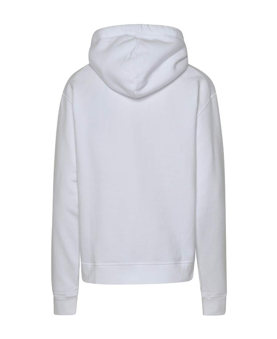 Dsquared2 White Cotton Sweatshirt Woman In White
