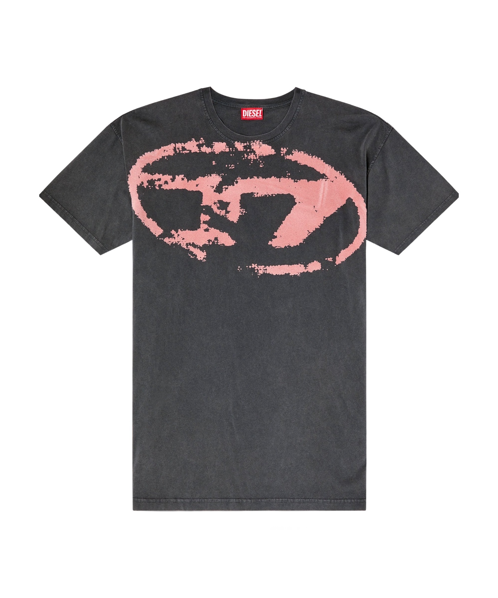 Diesel T-boxt T-shirt With Distressed Effect In Black