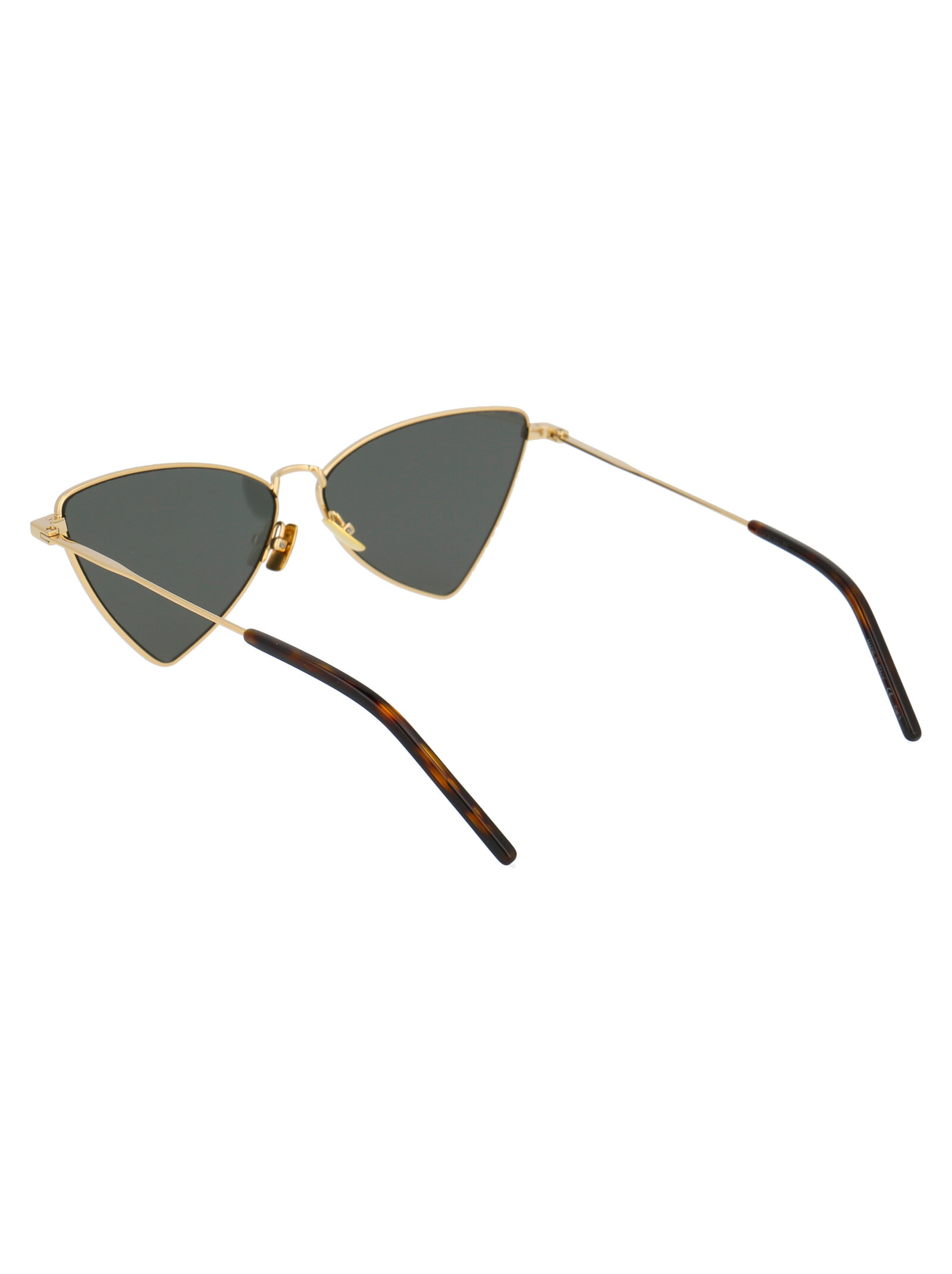 Saint Laurent Jerry Geometrical Frame Sunglasses In Gray