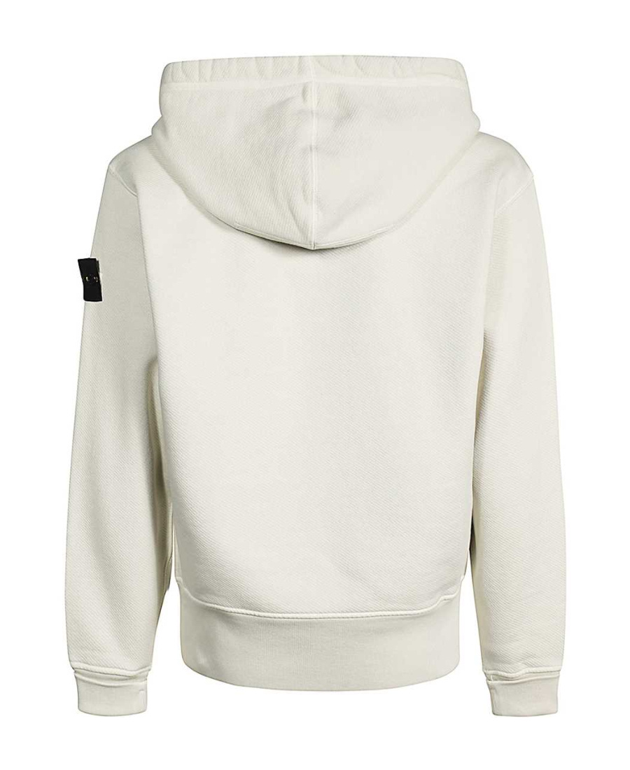 STONE ISLAND STONE ISLAND COMPASS PATCH DRAWSTRING HOODIE