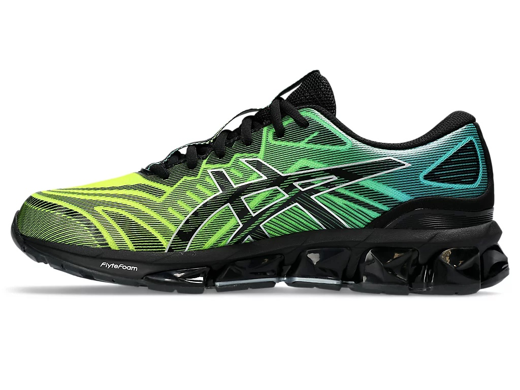 Asics Lace Up Sneakers In Black