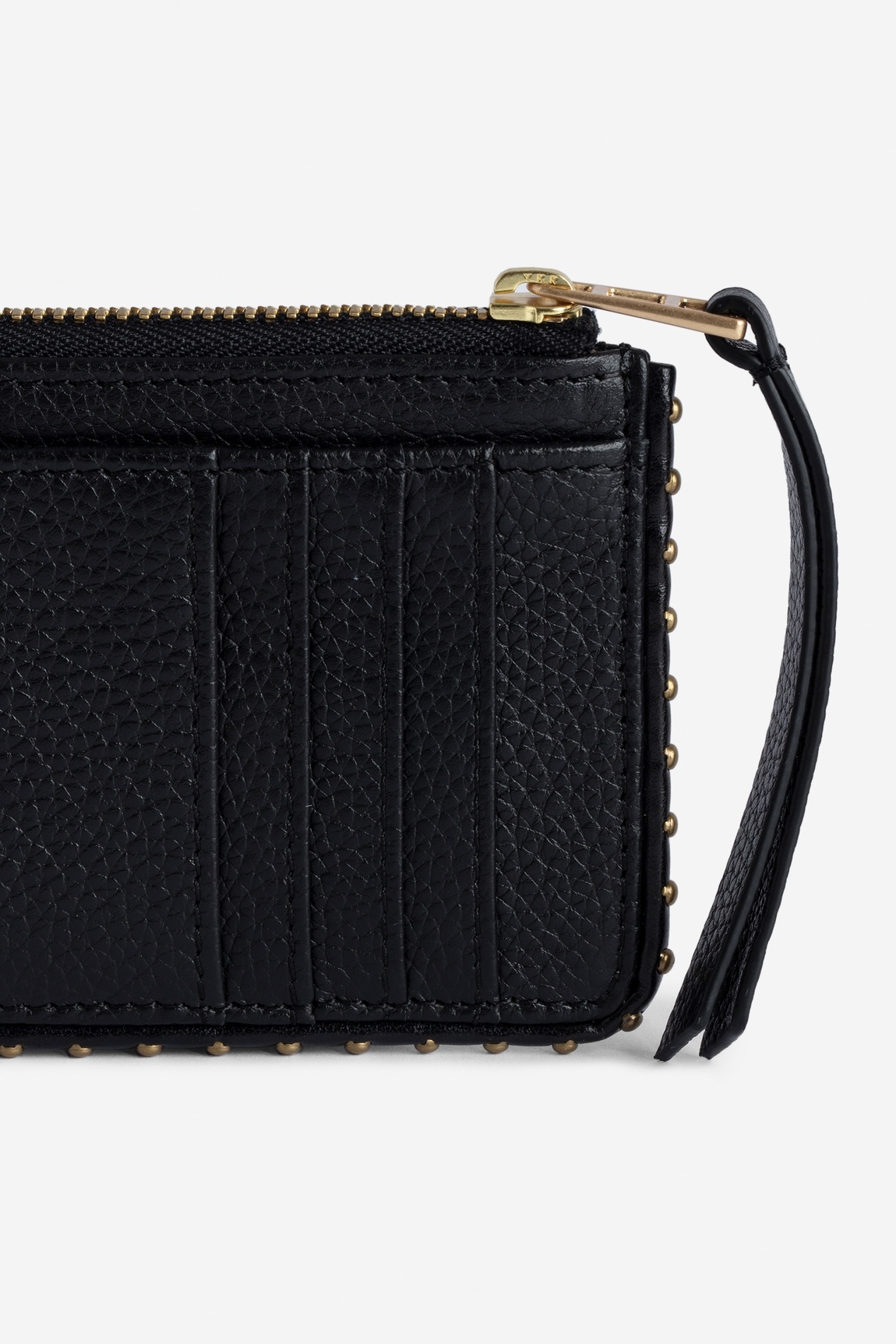 Zadig & Voltaire Logo Identification Card Clip In Black