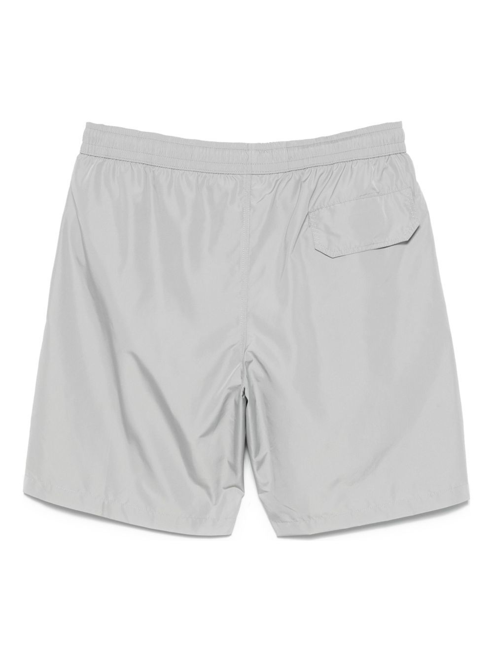 Eleventy Drawstring-waist Swim Shorts In Gray