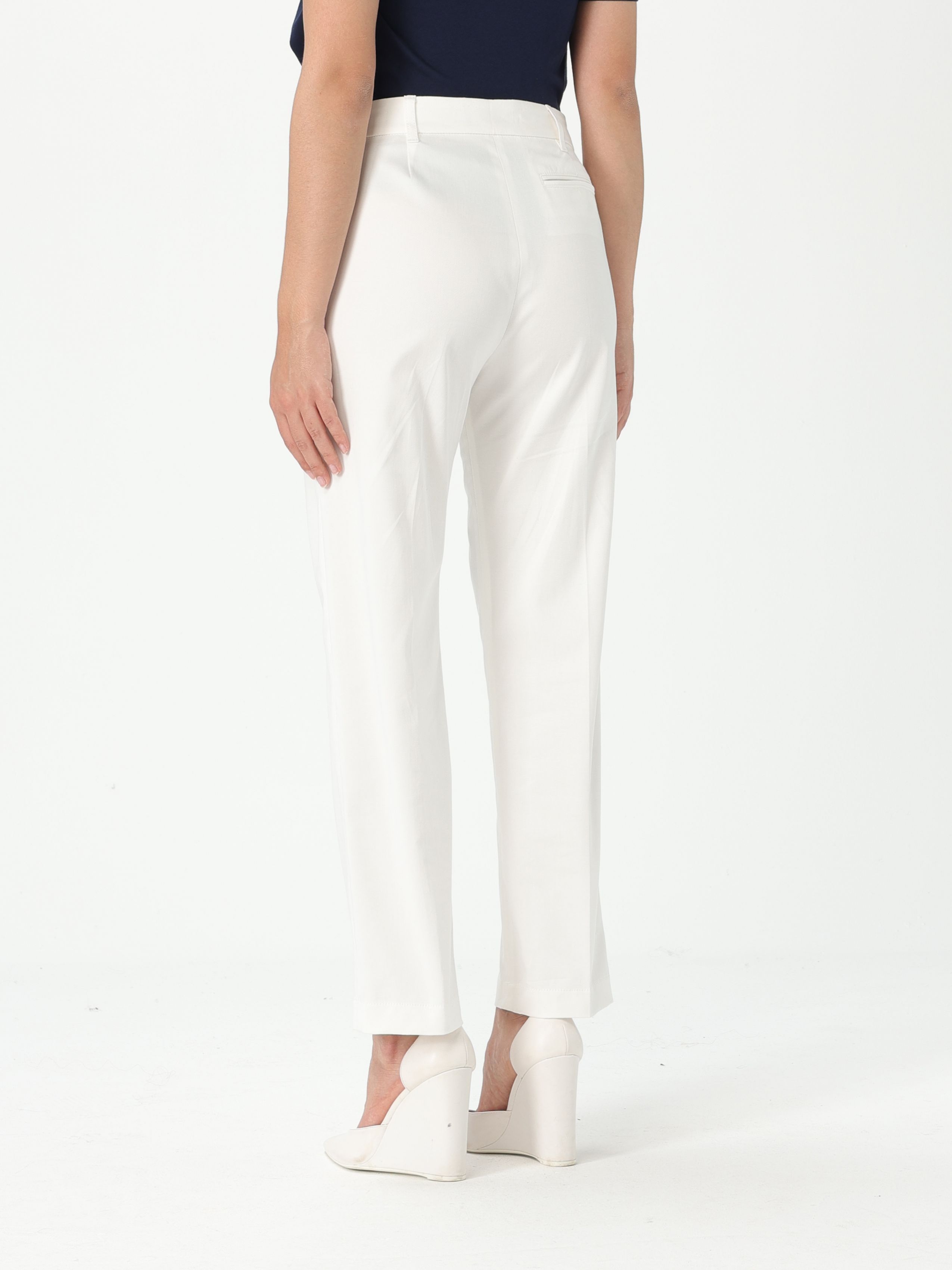 Liu •jo Liu Jo White Stretch Cotton Chino Pants
