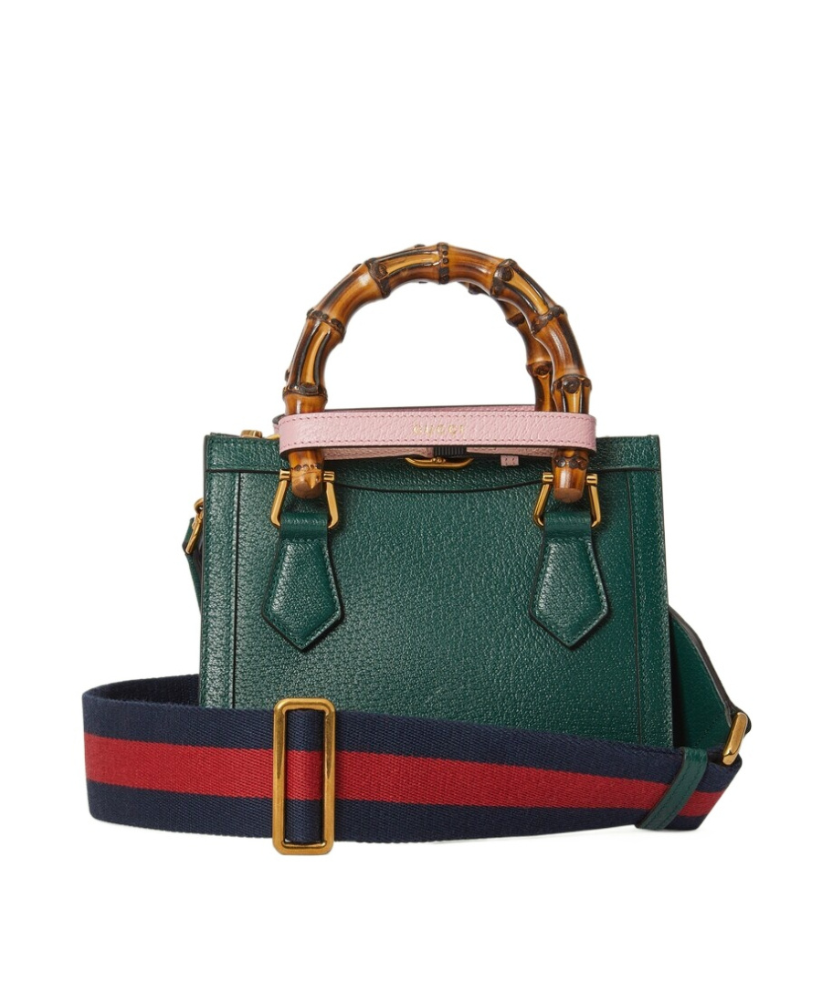 Gucci Mini Diana Tote Bag In Green