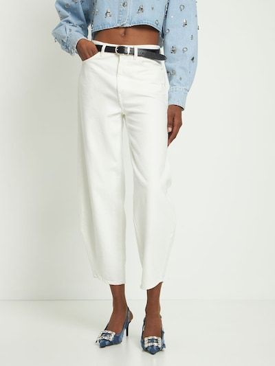 DOLCE & GABBANA DENIM STITCHED HIGH HEELS