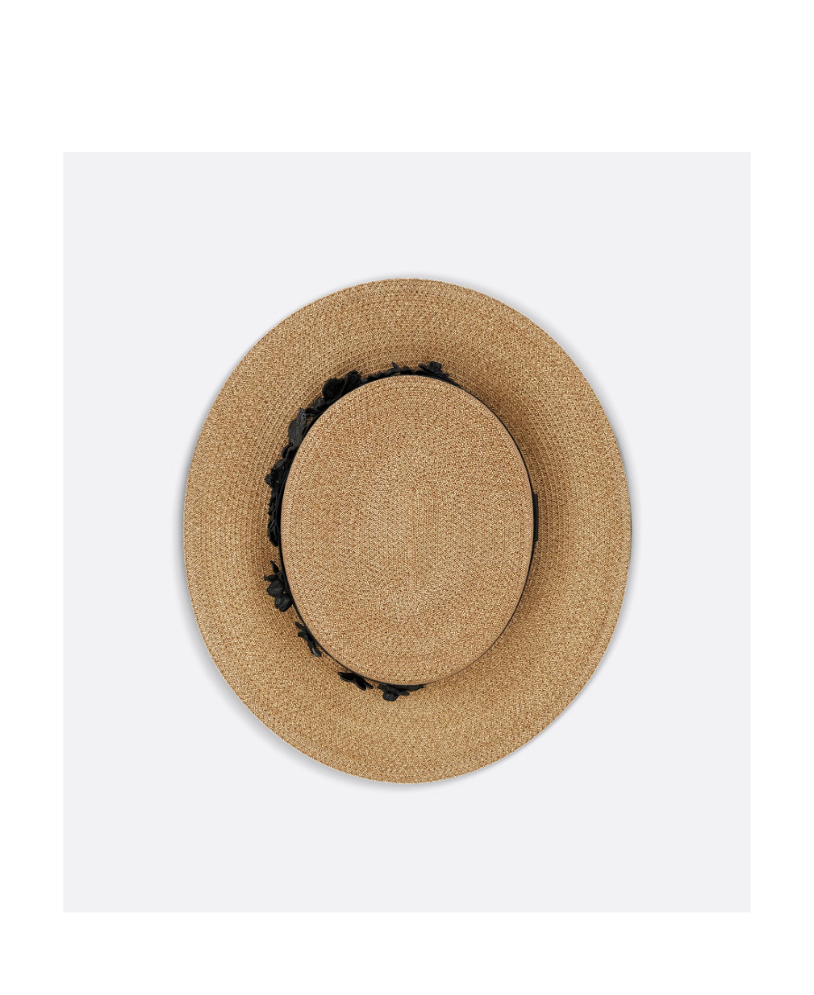 Dior Odeo Narrow Brimmed Hat In Black