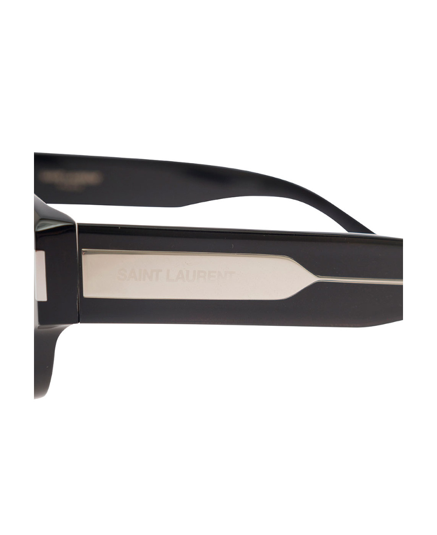 Saint Laurent Square-frame Tinted Sunglasses In Black