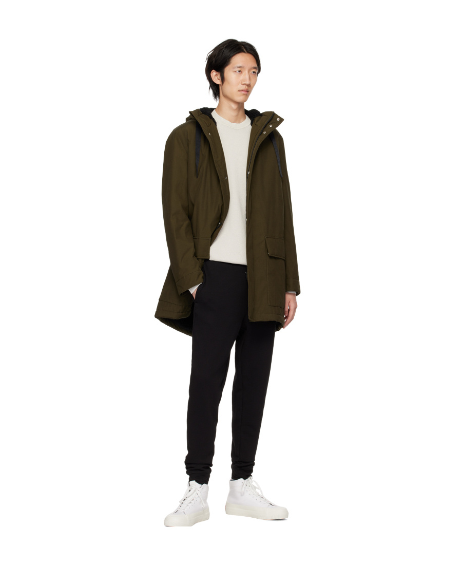 Hugo Boss Rope-drawn Casual Jacket In Green