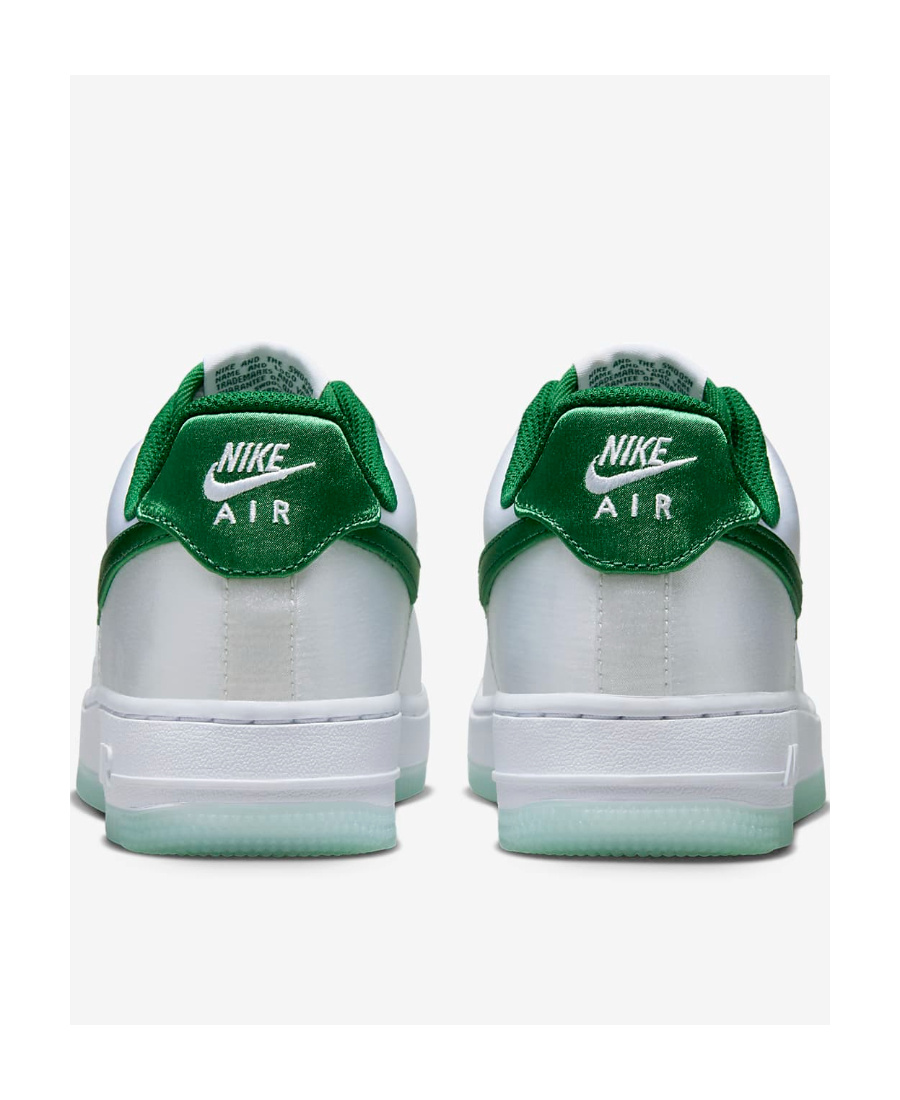 Nike Air Force 1 Low "satin Pine Green" Sneakers In Gray