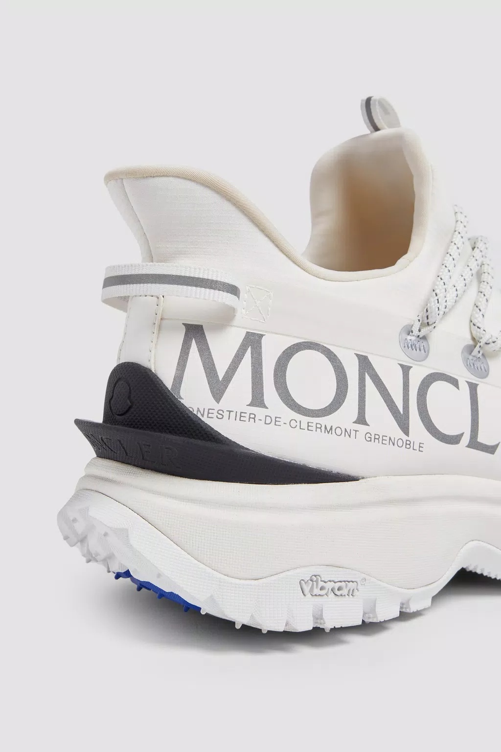 Moncler Rugged Design With Jagged Sole In White