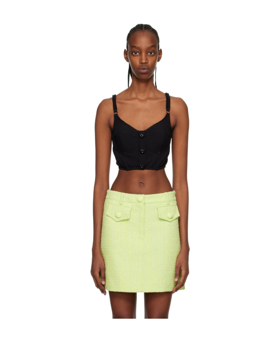 Moschino Button Sling Vest In Multicolor