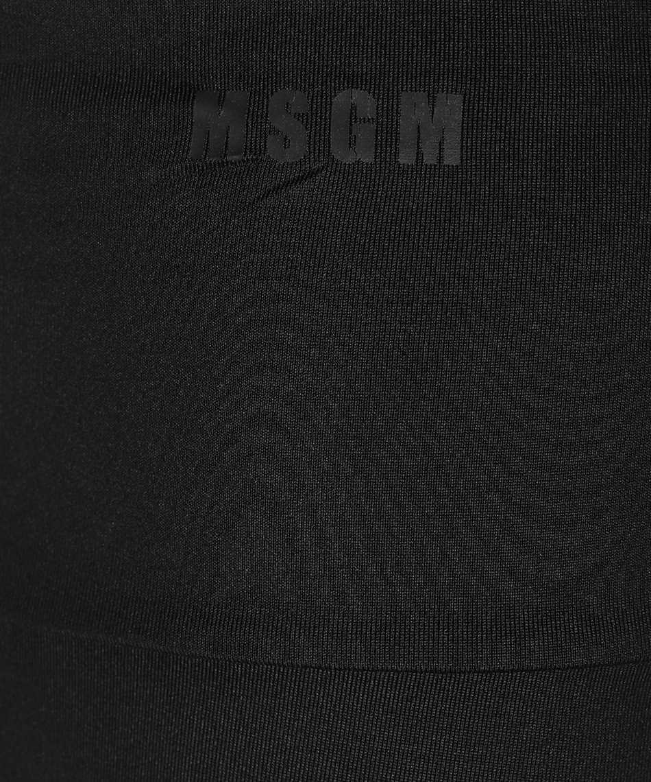Msgm Logo Leggings In Black