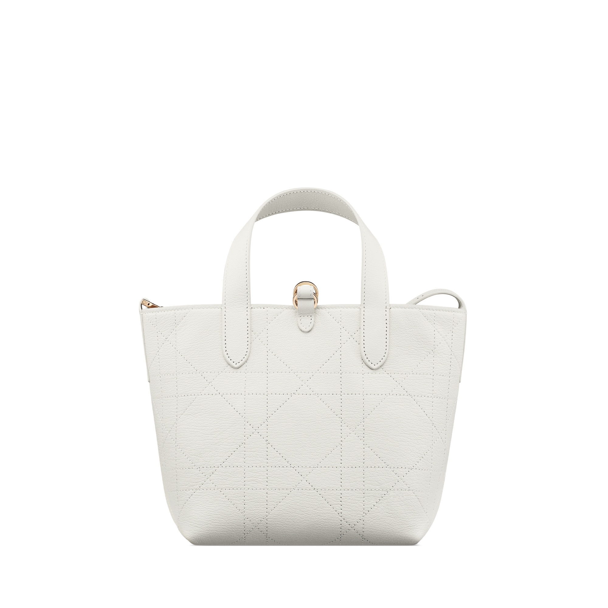 Dior Small  Toujours Vertical Tote In White