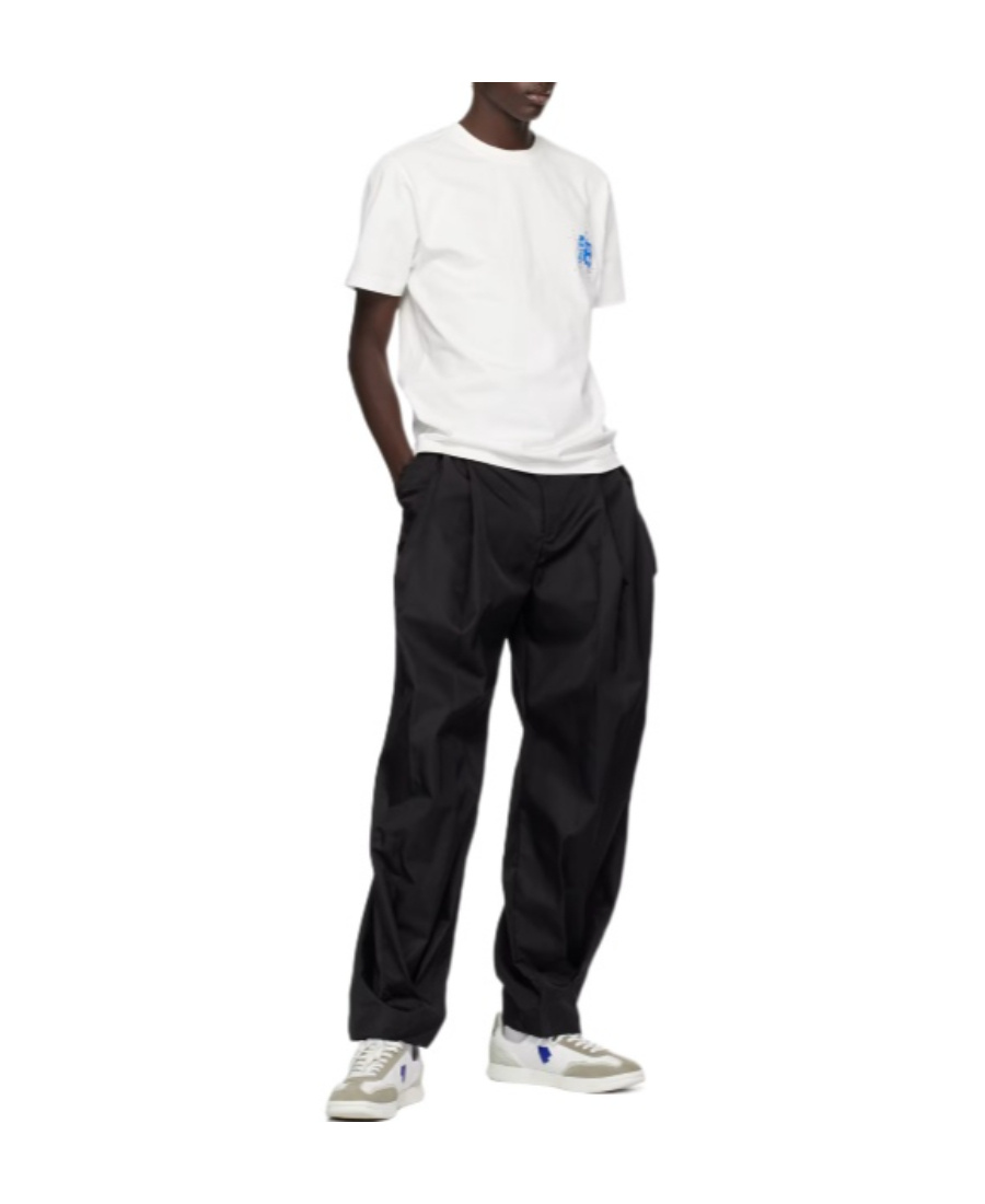 Ader Error Crystal Short-sleeved T-shirt In White