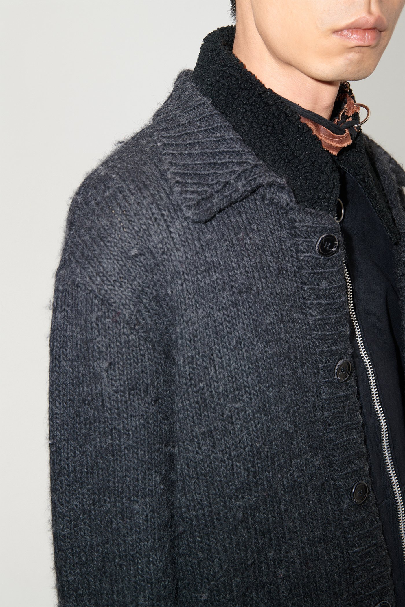 Our Legacy Big Cardigan In Black