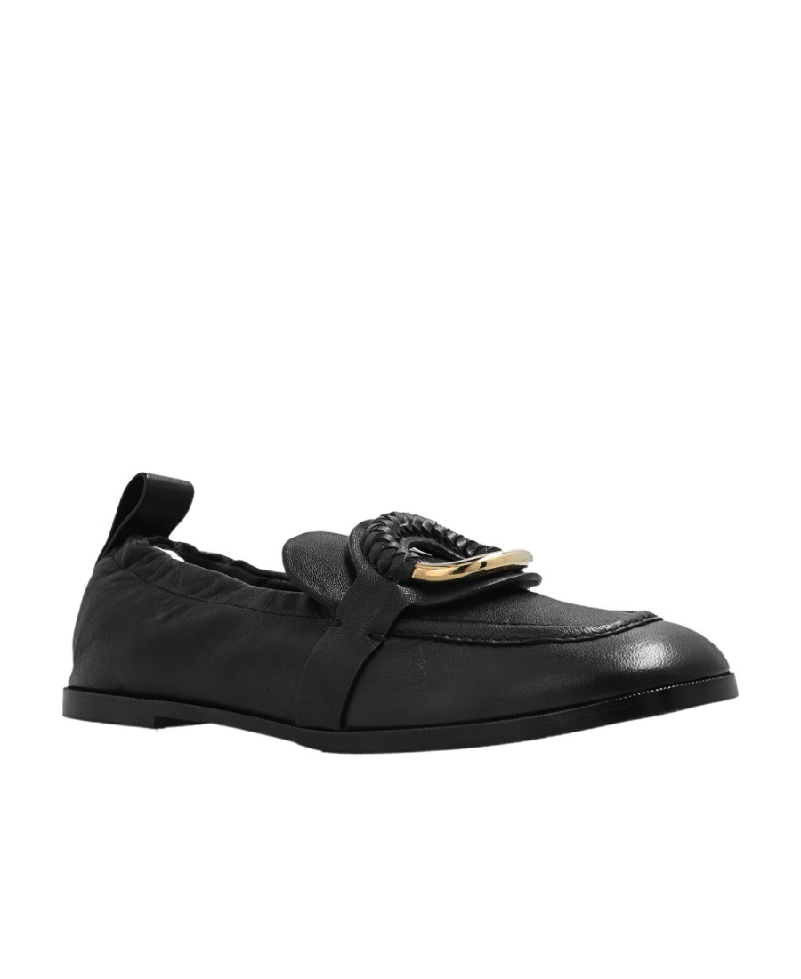 See By Chloé Ring Flat Shoes In Black