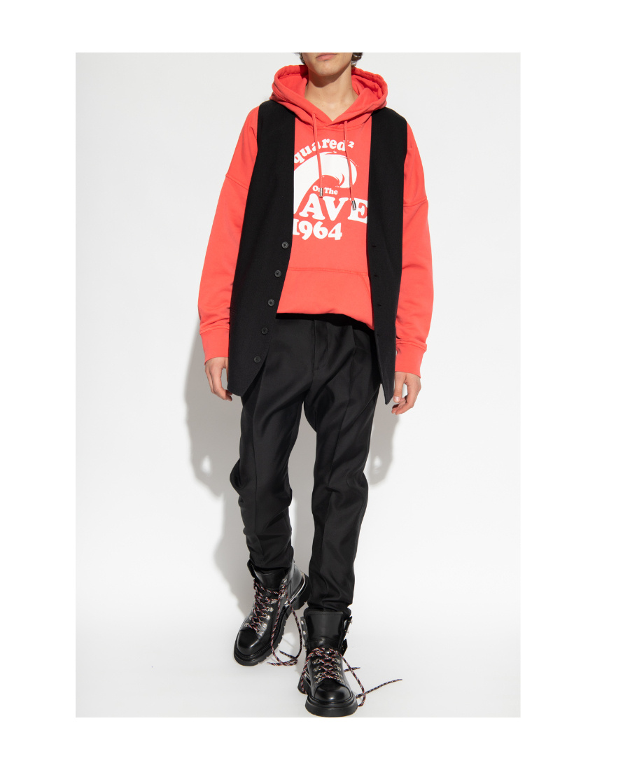 Shop Dsquared2 Pleated Tailored Trousers In Black