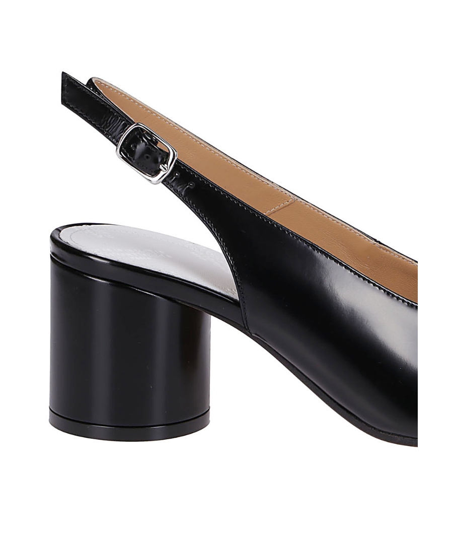 Maison Margiela 70mm Tabi Slingback Pumps In Black