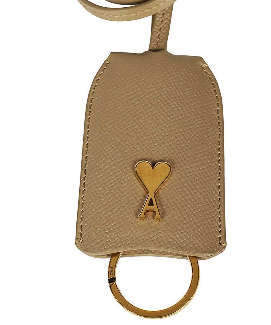 Ami Alexandre Mattiussi Logo Keychain In Green