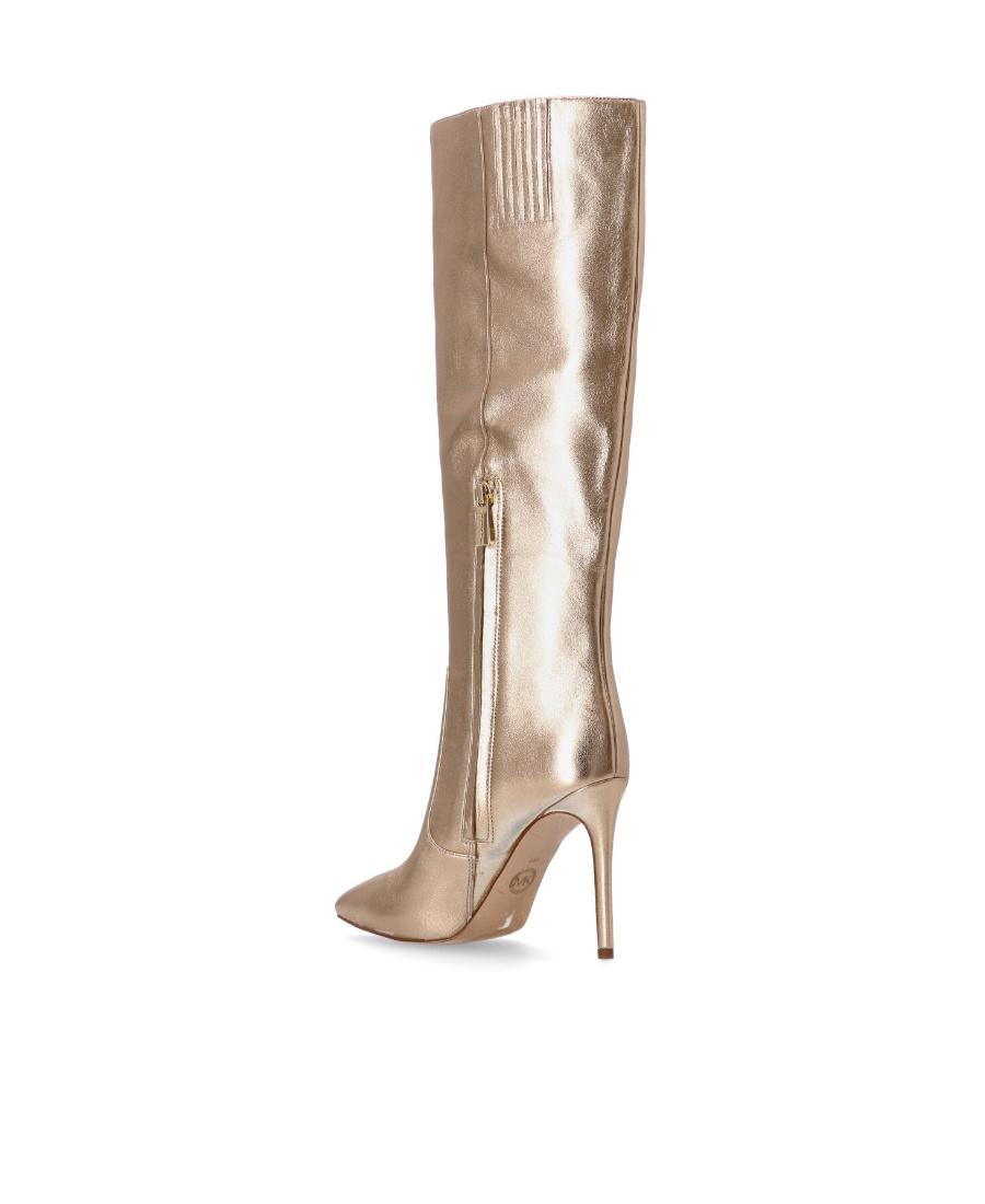 Michael Kors Pointed Boots In Nude