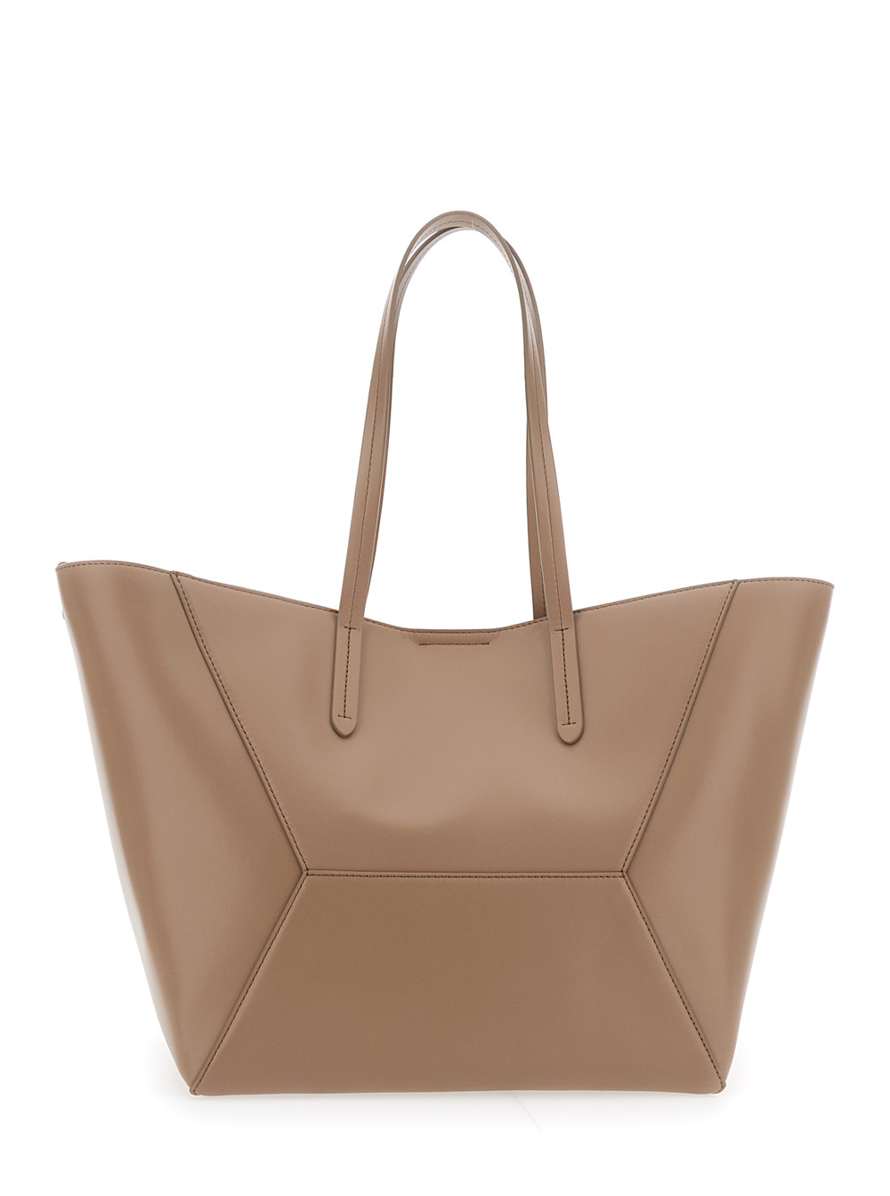 Brunello Cucinelli Bc Duo Panelled Shoulder Bag In Brown
