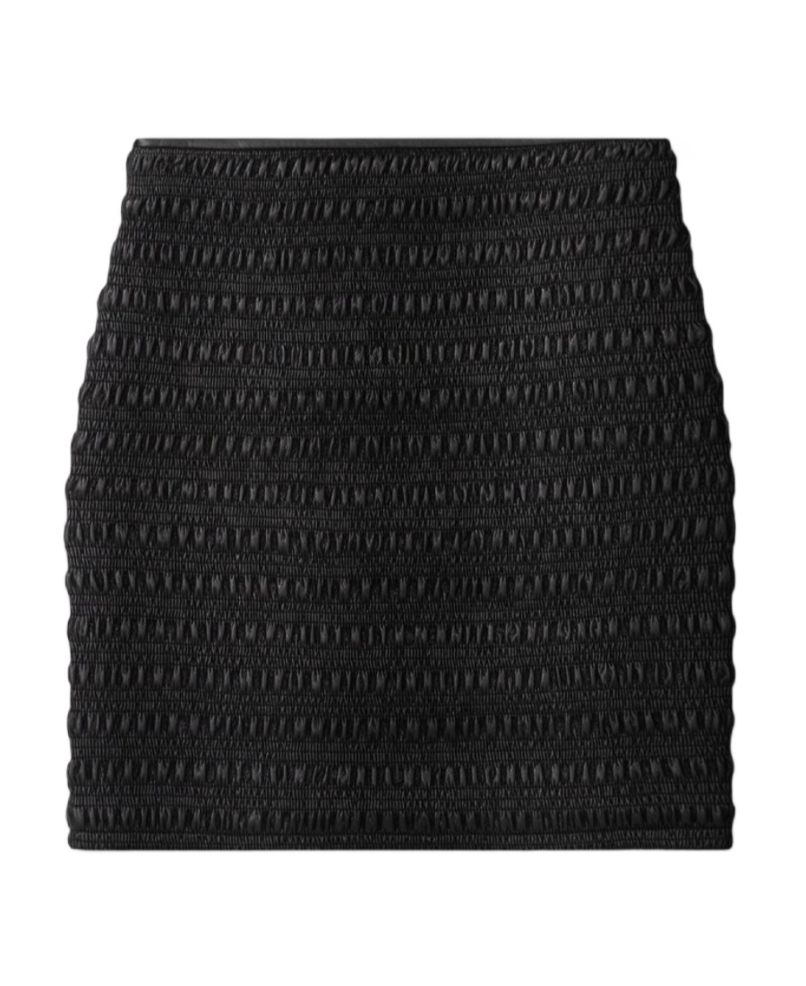 Nanushka Ceara Skirt In Black In Black