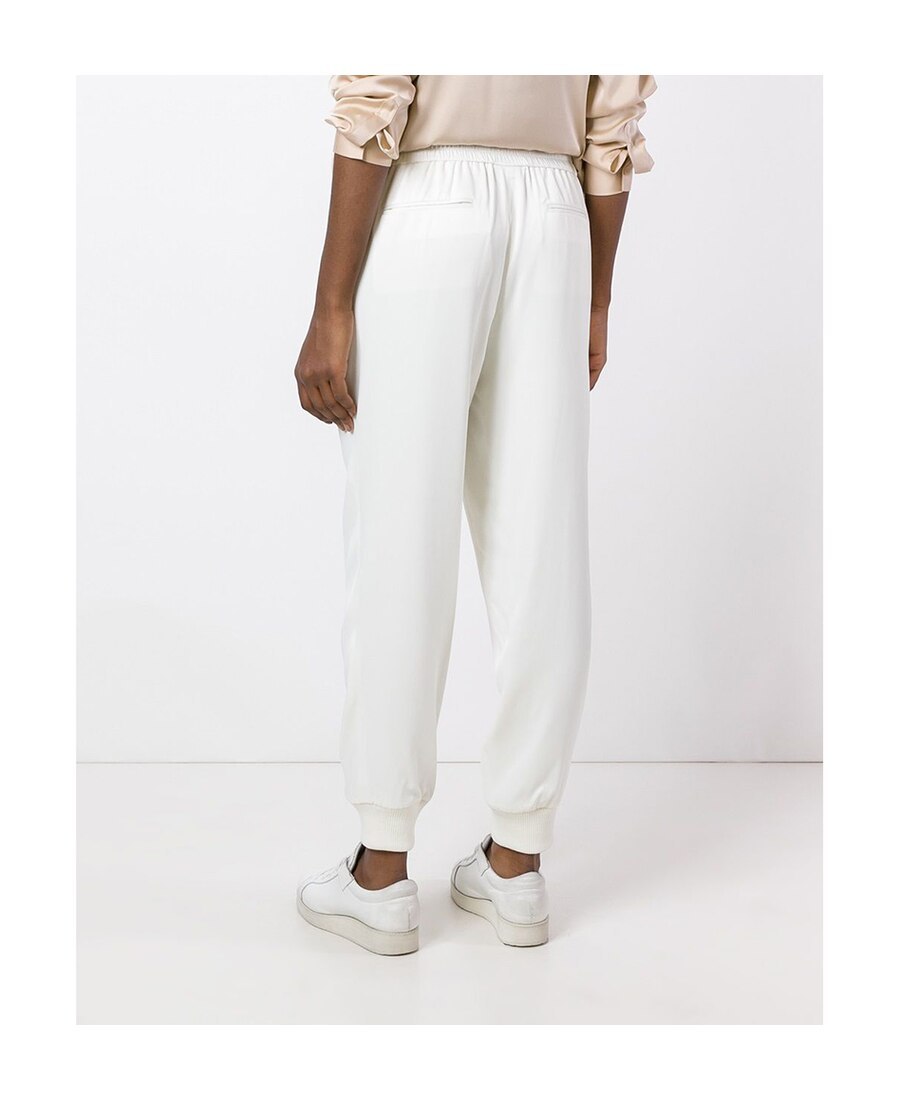 Dkny Loose Waist Casual Pants In White