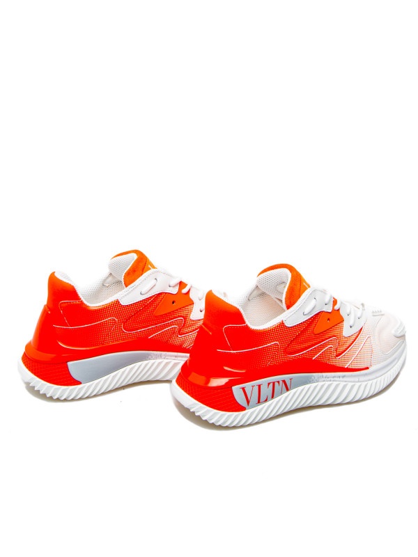 Valentino Vltn Gradient-effect Sneakers In White