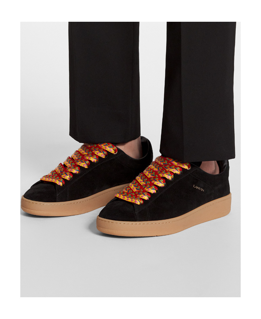 LANVIN LANVIN LITE CURB LOW-TOP SNEAKERS
