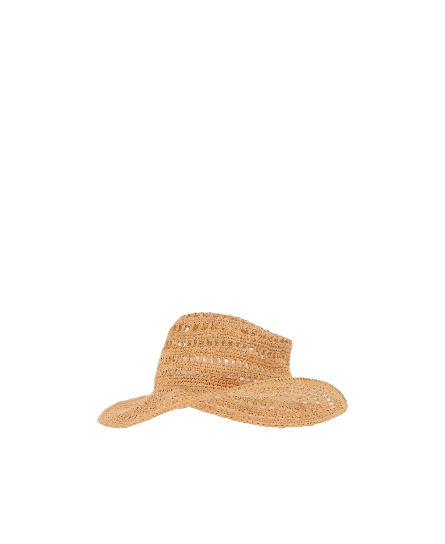 Ibeliv Safari Woven Straw Hat In Nude