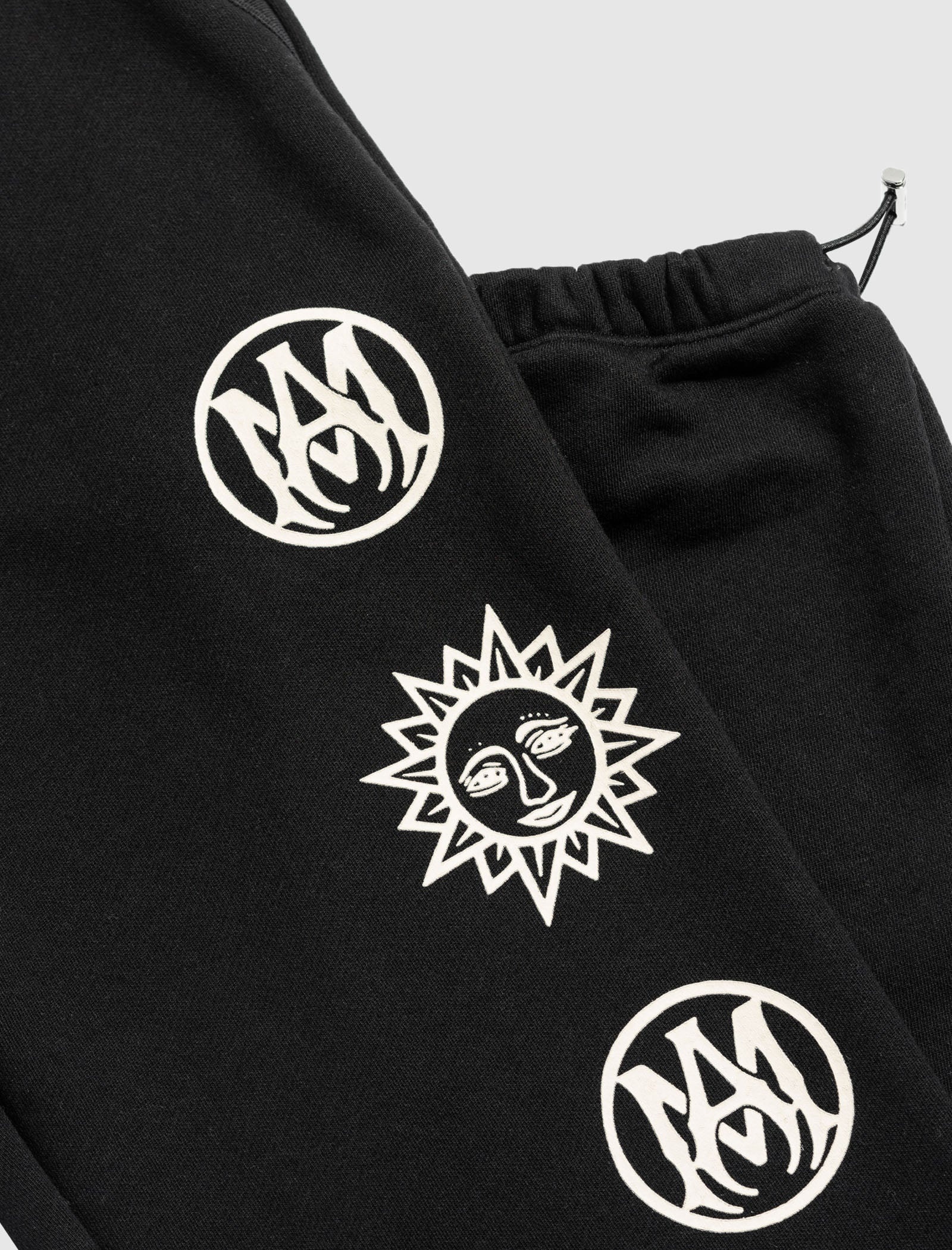 Amiri Ouija Board Track Sweatpants In Black