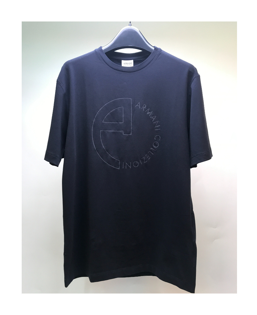 ARMANI COLLEZIONI LOGO DETAILS SHORT-SLEEVED T-SHIRT