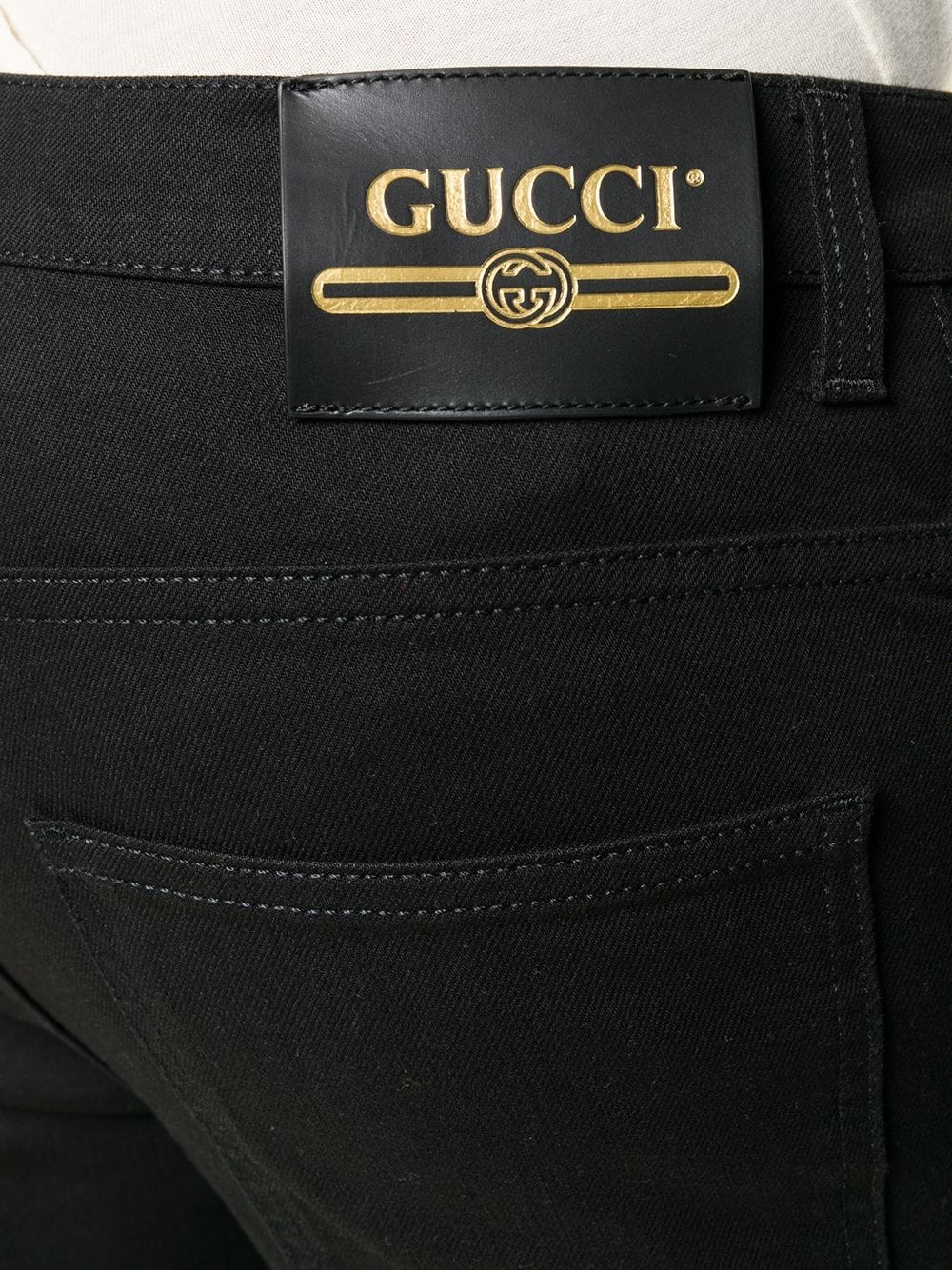 Gucci Tight Jeans In Black