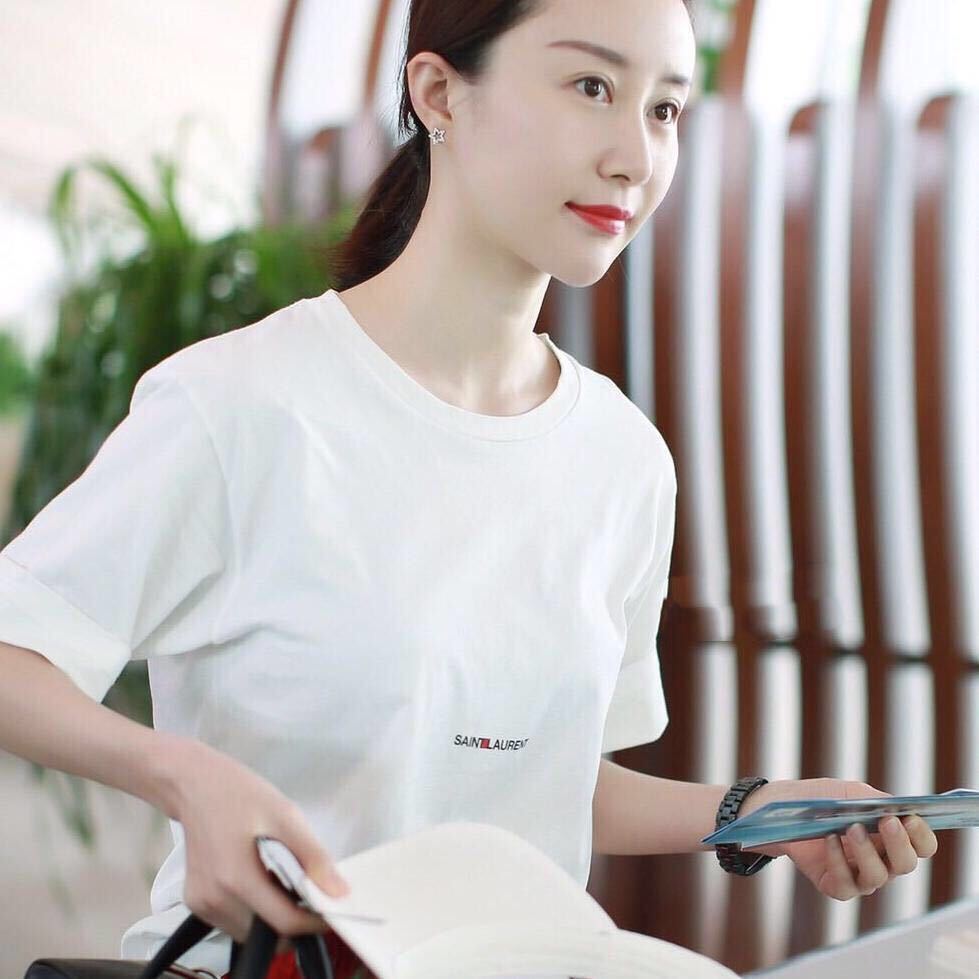 Saint Laurent Logo-print Cotton T-shirt In White