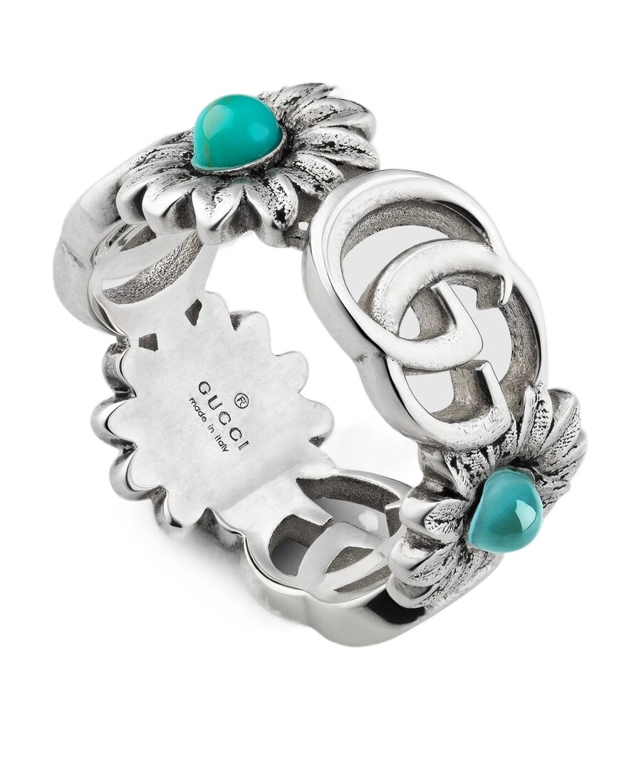 Gucci Double G Flower Ring
