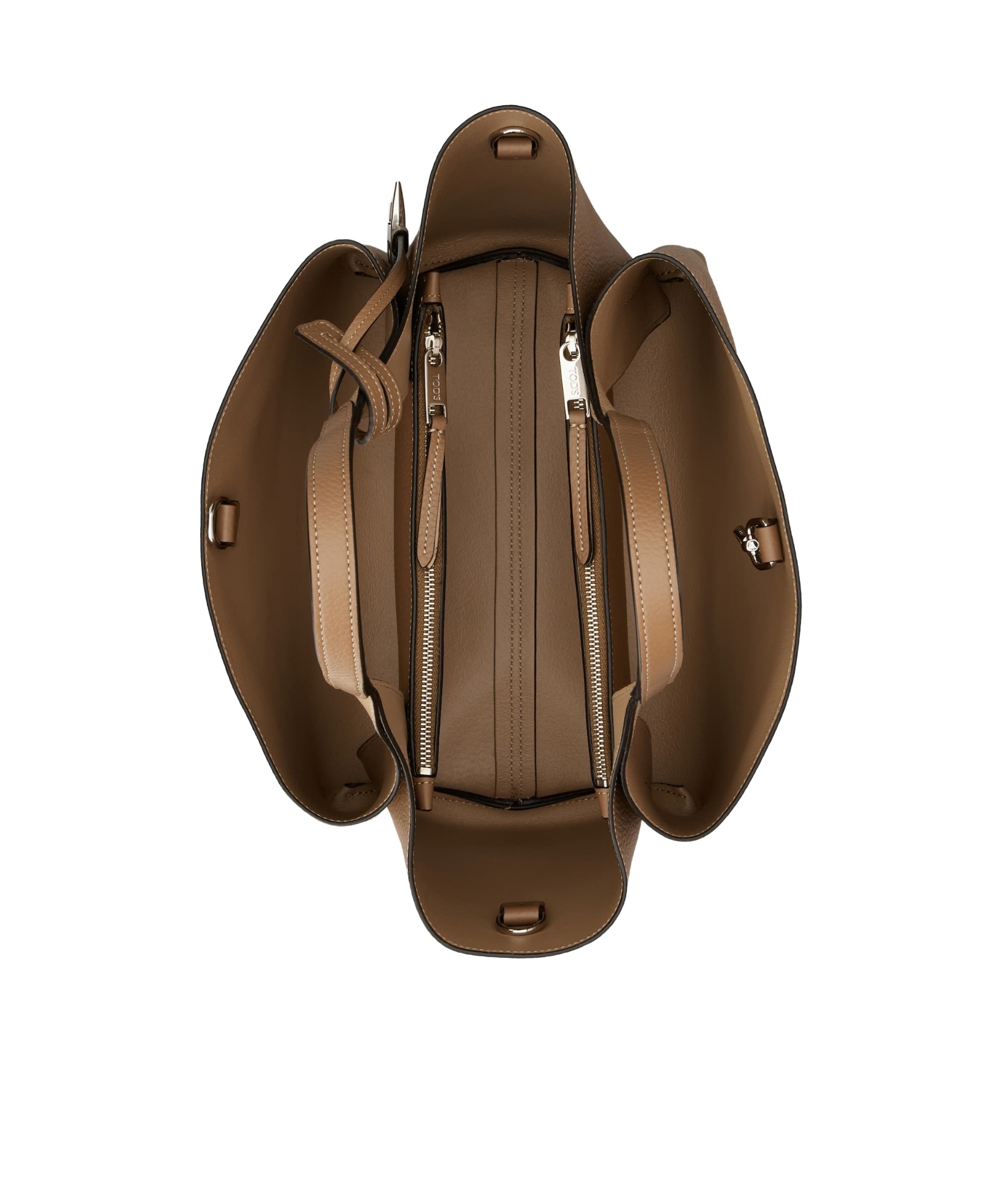 Tod's Double Handle Mini Shoulder Bag In Brown