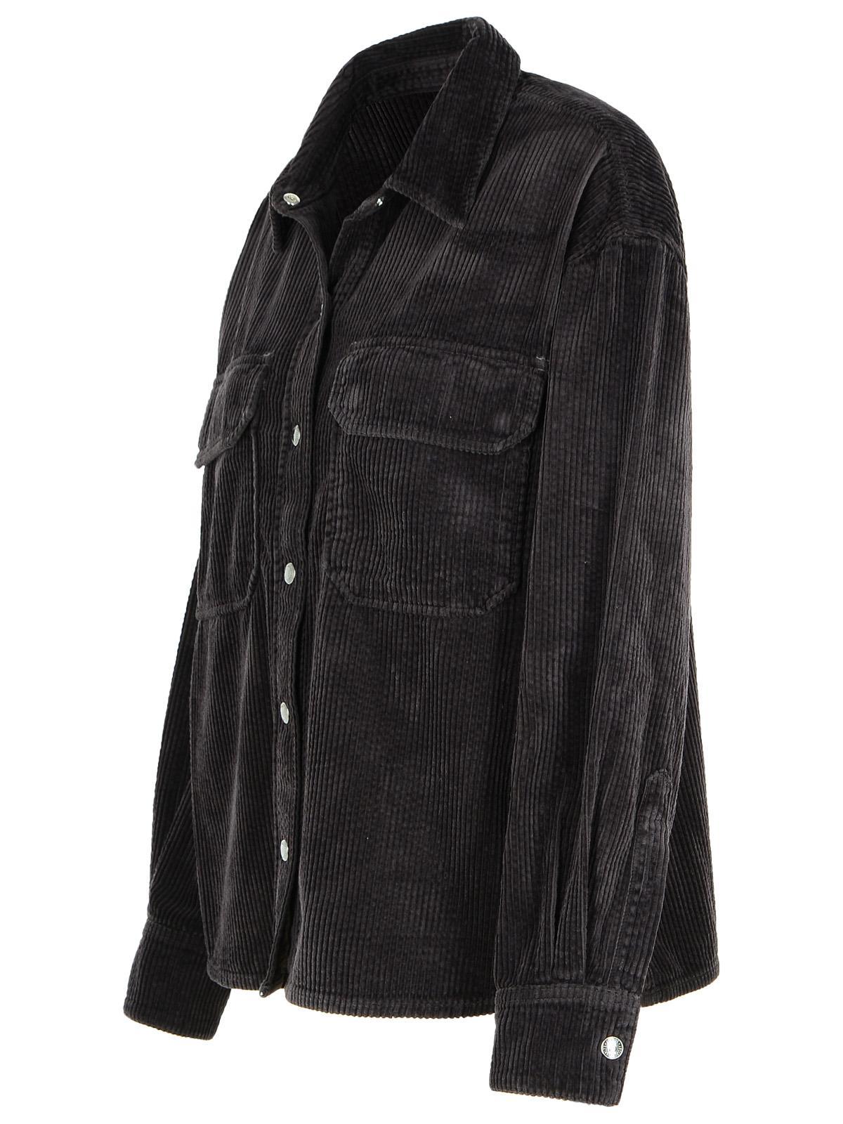 Agolde Lapel Long Sleeve Shirt