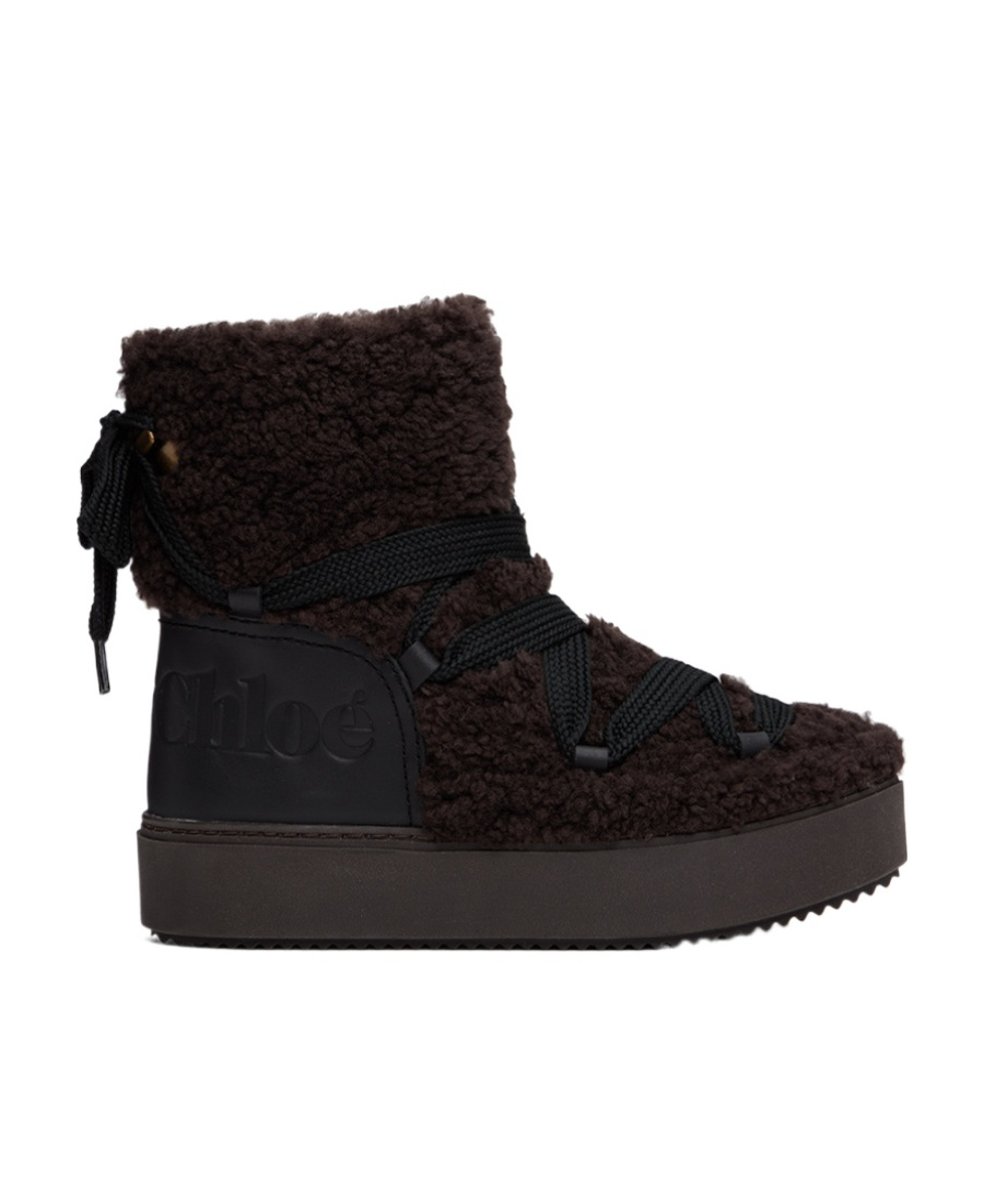 See By Chloé Brown Charlee Ankle Boots In Black