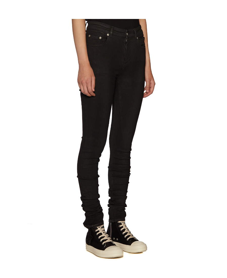 Rick Owens Drkshdw Tight Jeans In Black