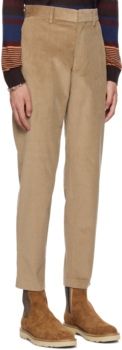 Paul Smith Gray Four-pocket Trousers In Nude