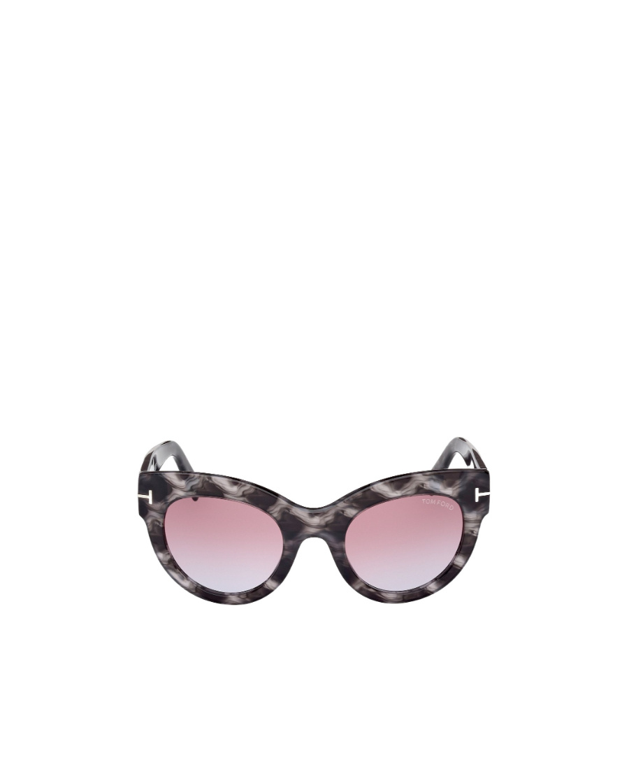 Tom Ford Lucilla Butterfly-frame Sunglasses In Black